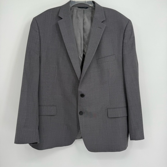 Ralph Ralph Lauren Men's Gray Microcheck 100% Wool Sport Blazer Size 48 R - Picture 8 of 8